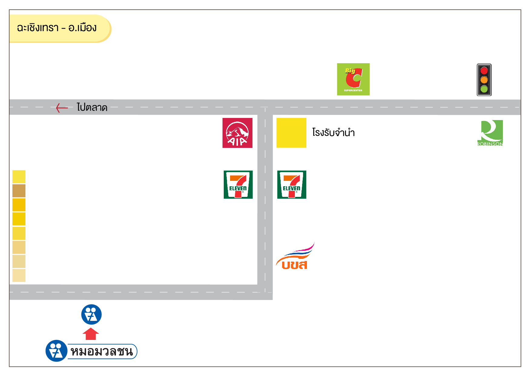 ฉะเชิงเทรา - อ.เมือง ตลาดสดขนส่ง
